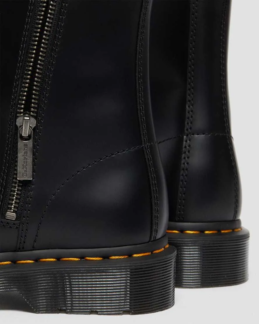 1460 ELS Black Smooth Leather Lace Up Boot