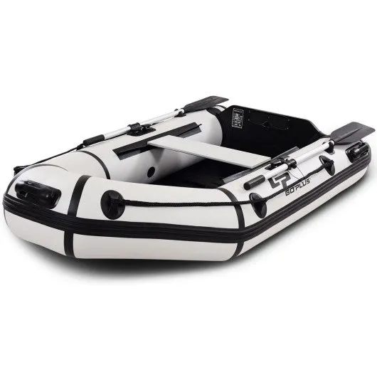 2 Person 7.5 ft Inflatable Fishing Tender Rafting Dinghy Boat-Gray