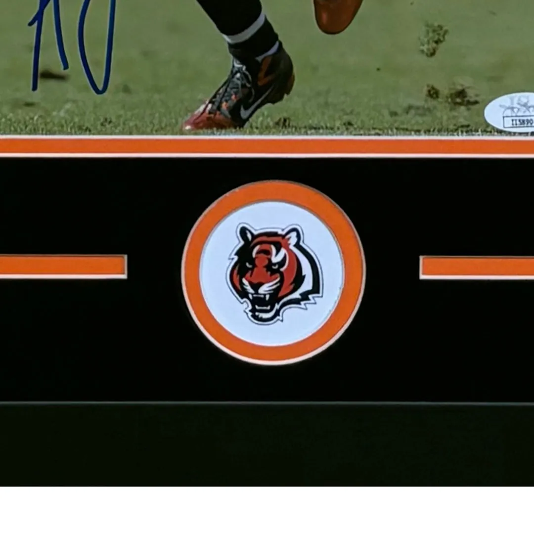 AJ Green Hand Signed & Framed Cincinnati Bengals 8x10 Football Photo