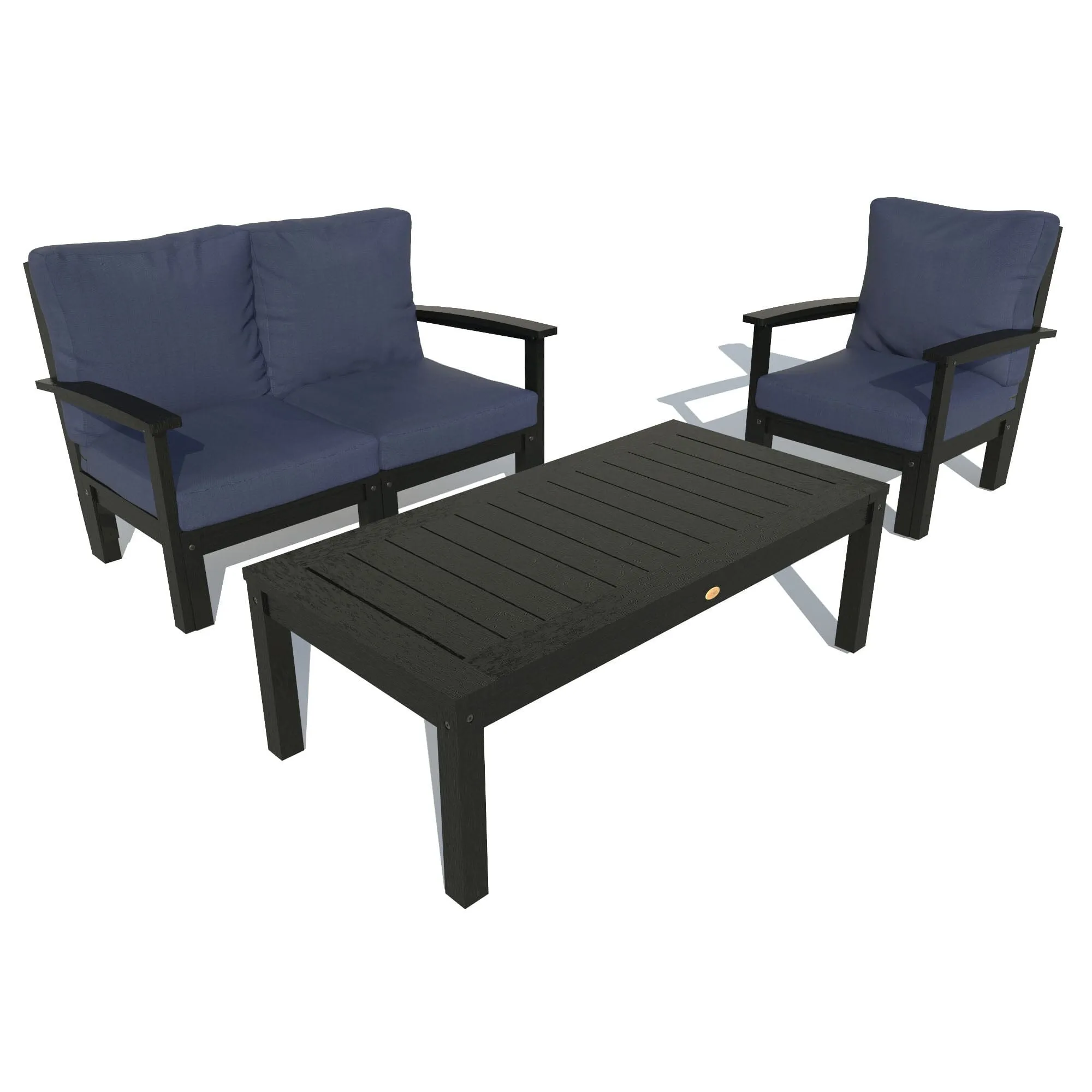 Bespoke Deep Seating: Loveseat, Chair and Conversation Table