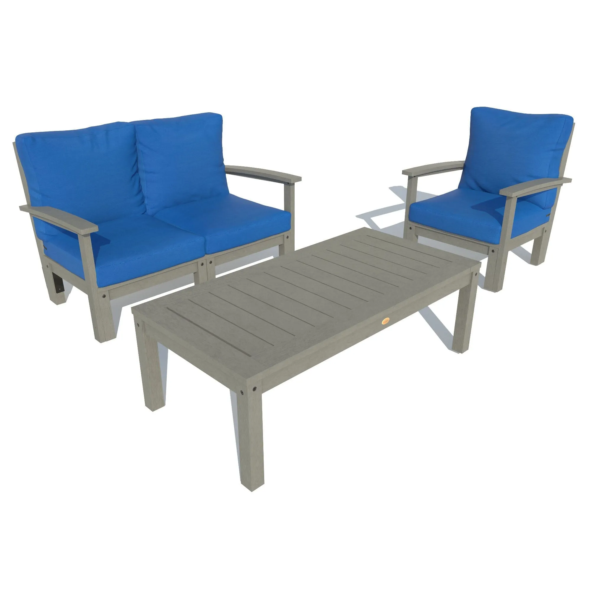 Bespoke Deep Seating: Loveseat, Chair and Conversation Table