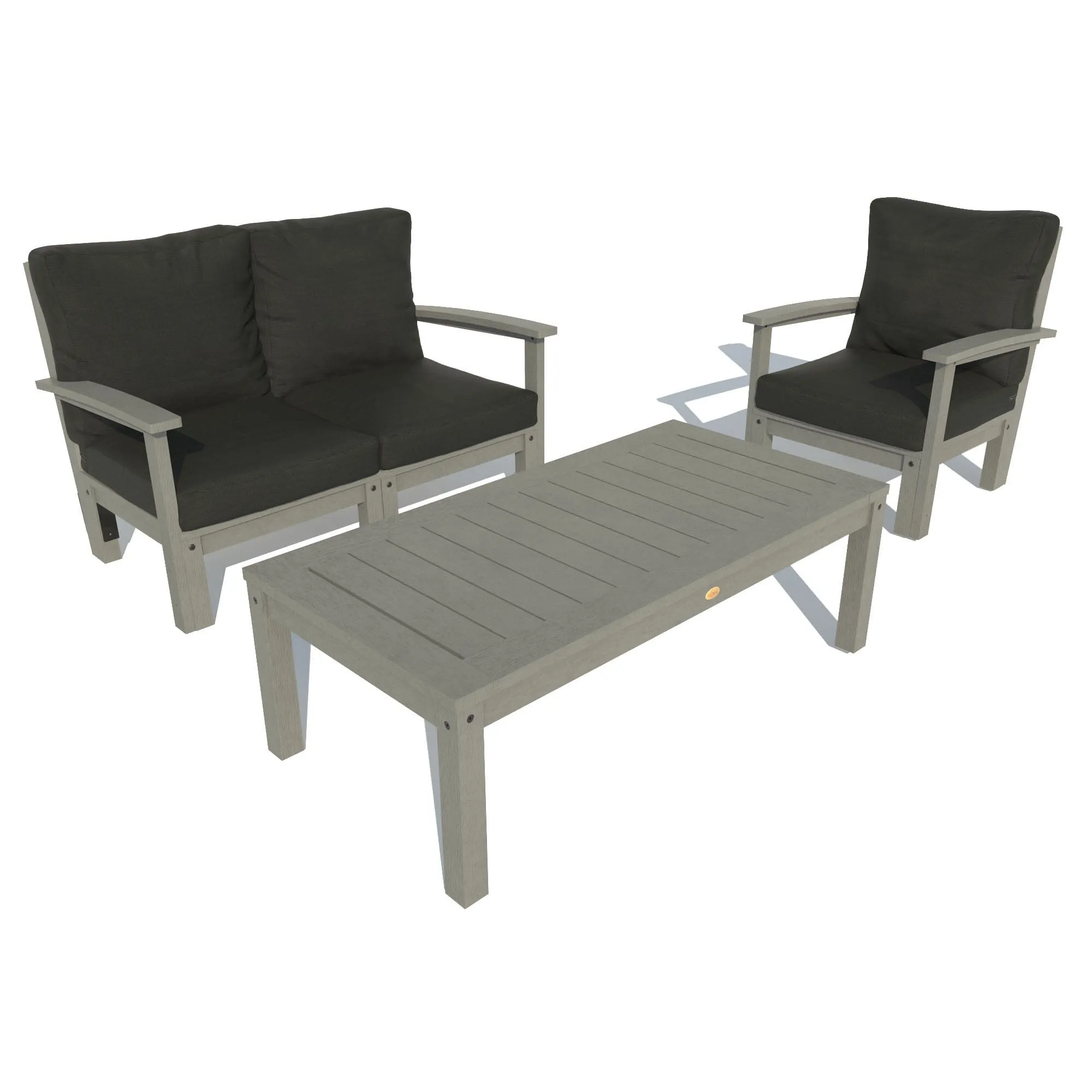Bespoke Deep Seating: Loveseat, Chair and Conversation Table