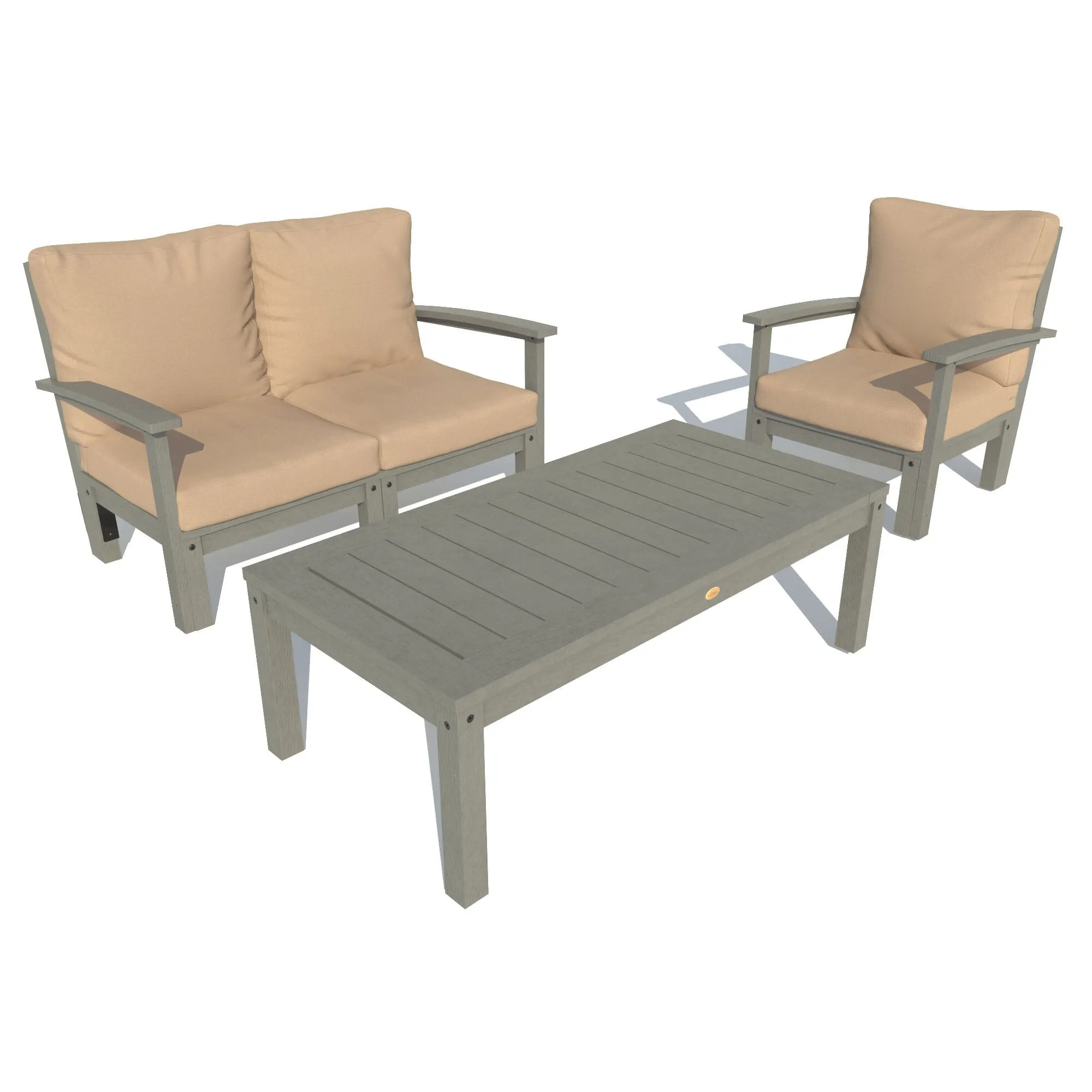 Bespoke Deep Seating: Loveseat, Chair and Conversation Table