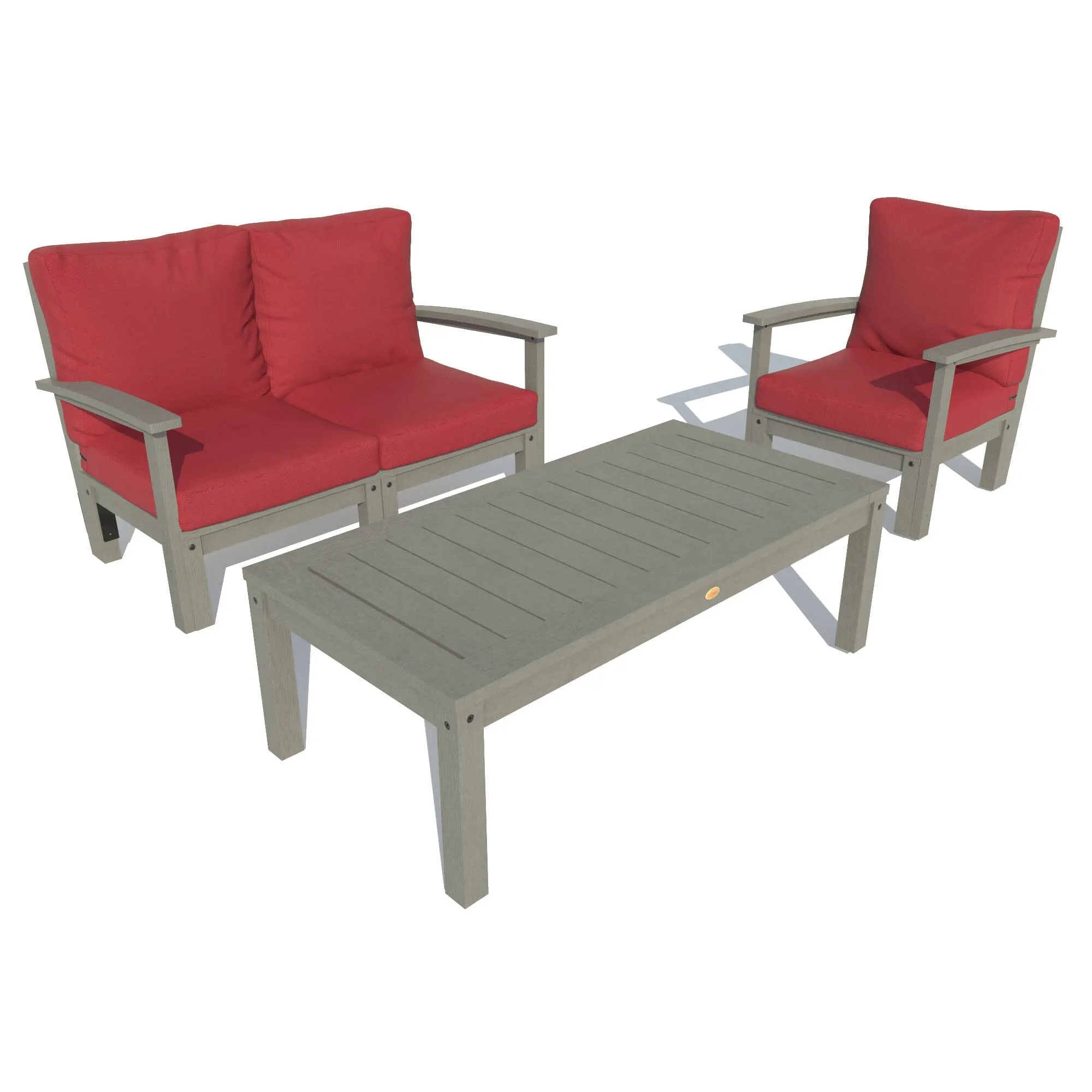 Bespoke Deep Seating: Loveseat, Chair and Conversation Table