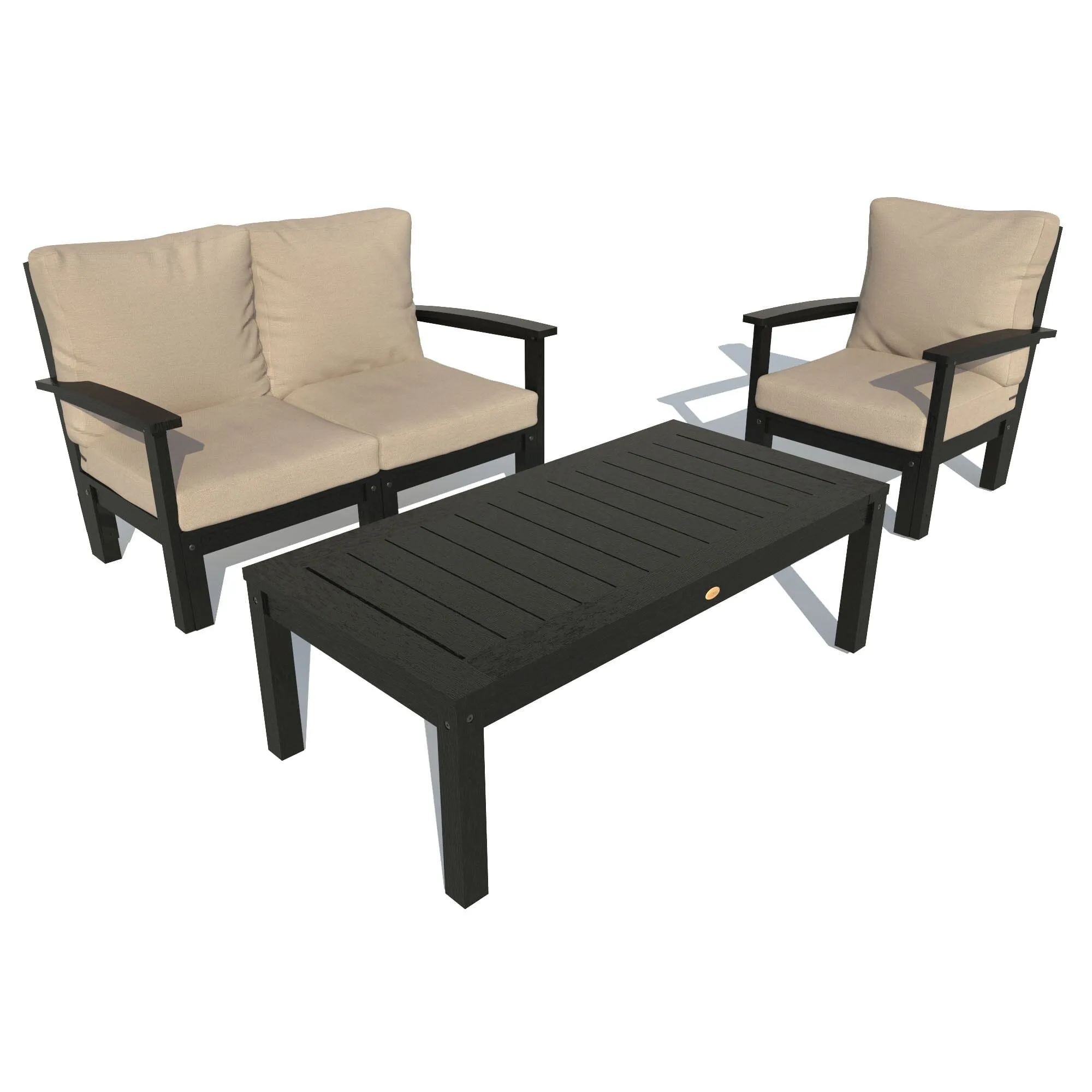 Bespoke Deep Seating: Loveseat, Chair and Conversation Table