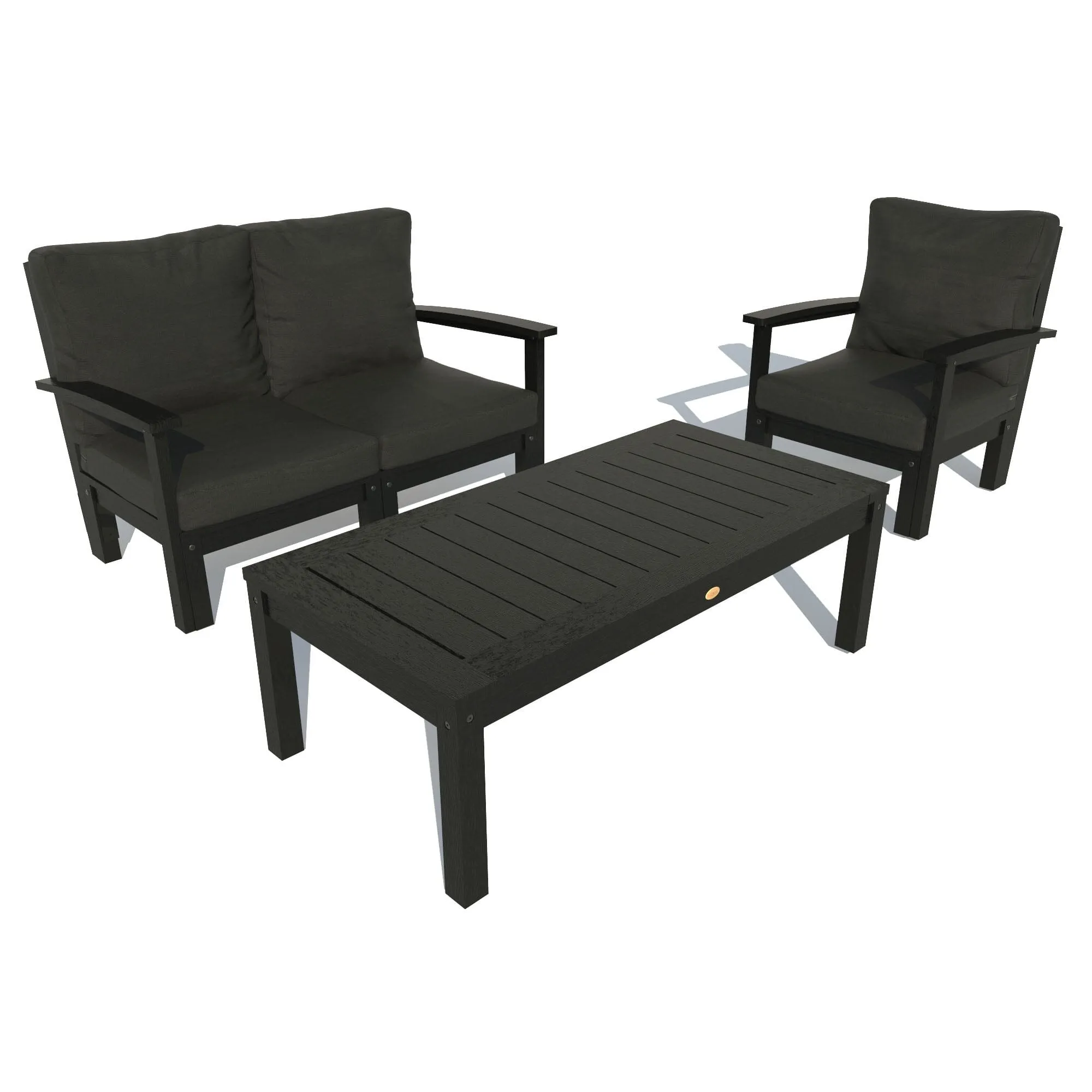 Bespoke Deep Seating: Loveseat, Chair and Conversation Table