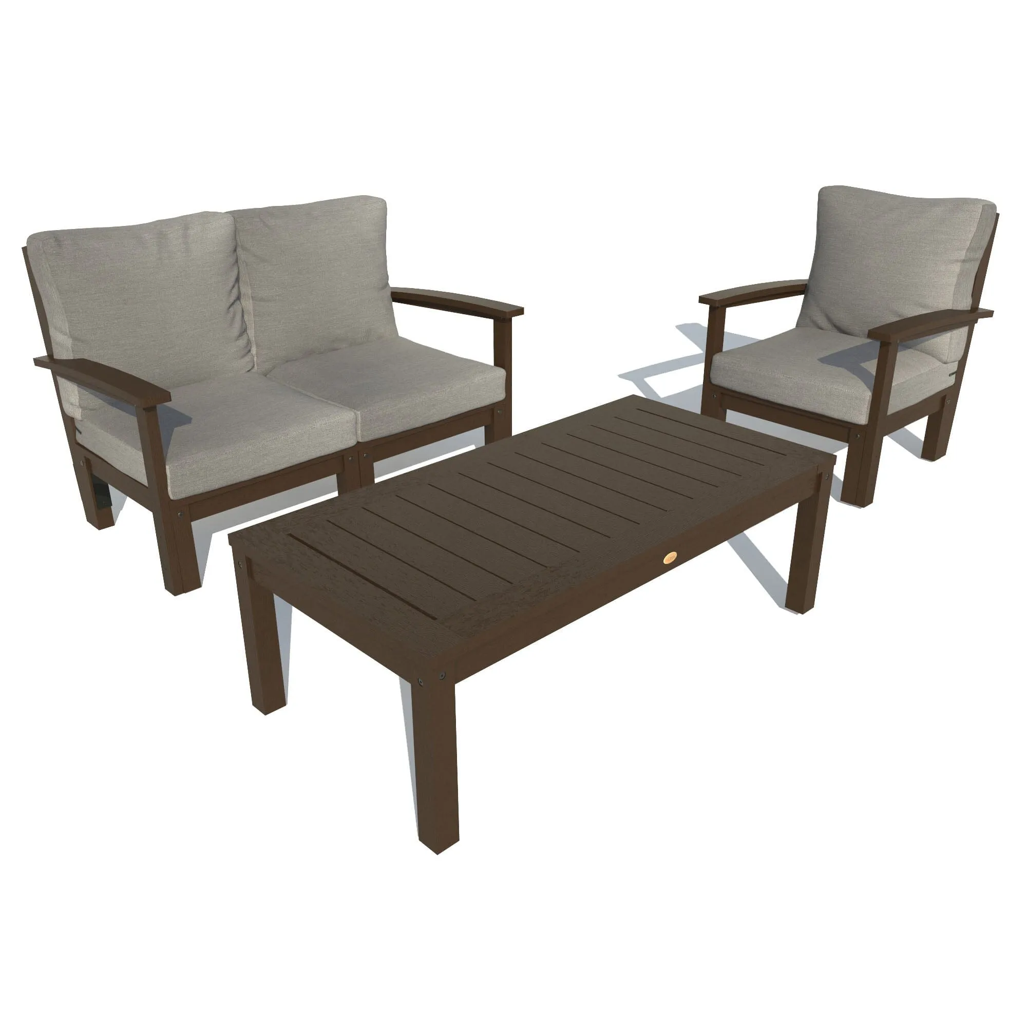 Bespoke Deep Seating: Loveseat, Chair and Conversation Table