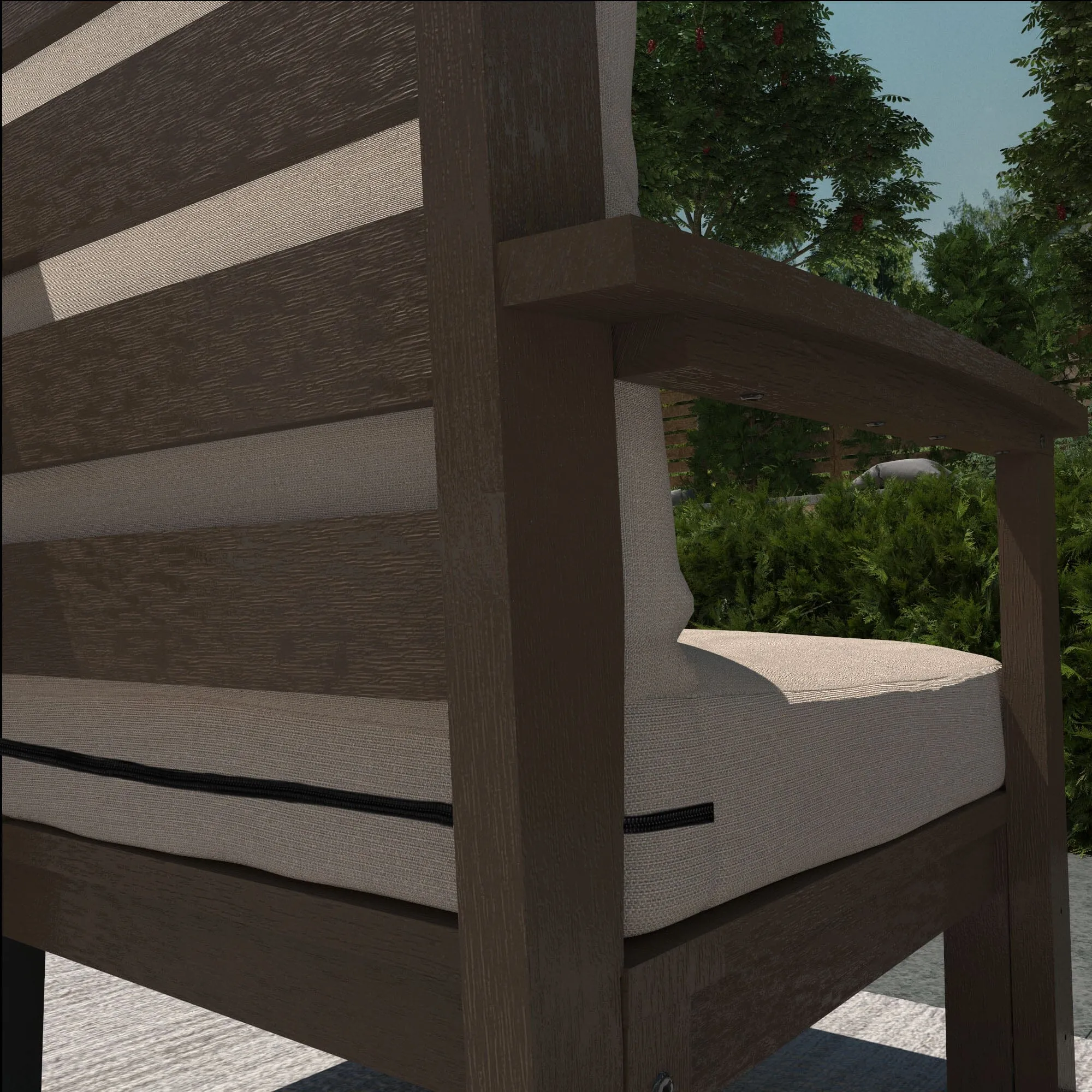 Bespoke Deep Seating: Loveseat, Chair and Conversation Table