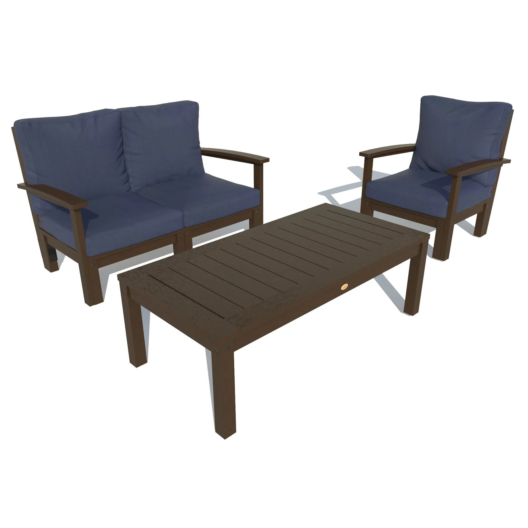 Bespoke Deep Seating: Loveseat, Chair and Conversation Table