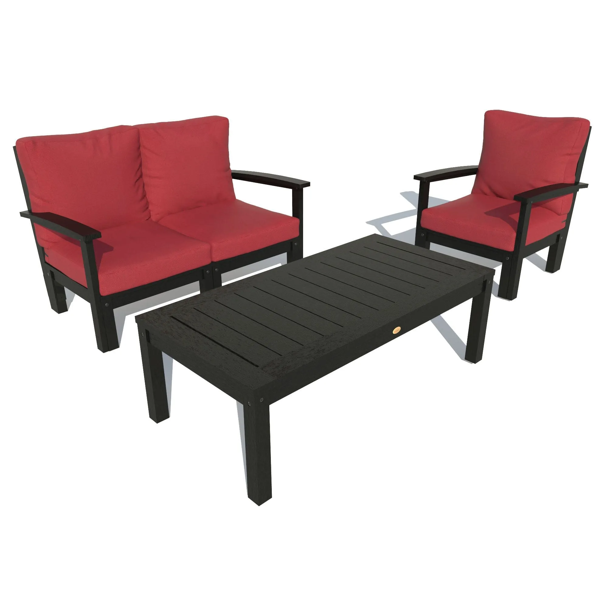 Bespoke Deep Seating: Loveseat, Chair and Conversation Table