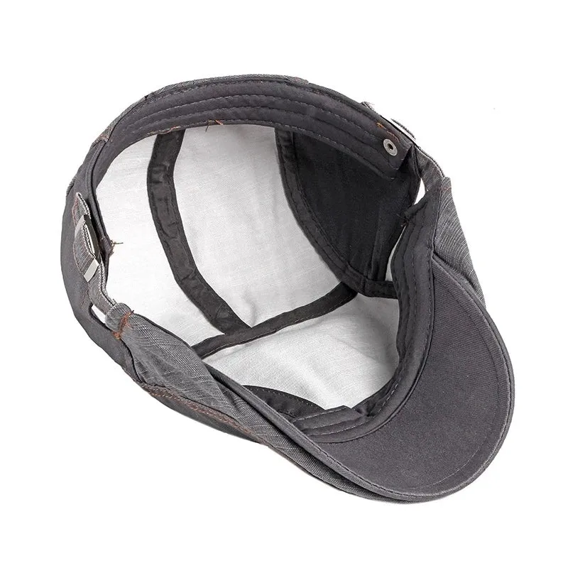 Casual Vintage Outdoor wool Flat Caps