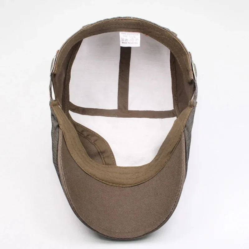 Casual Vintage Outdoor wool Flat Caps