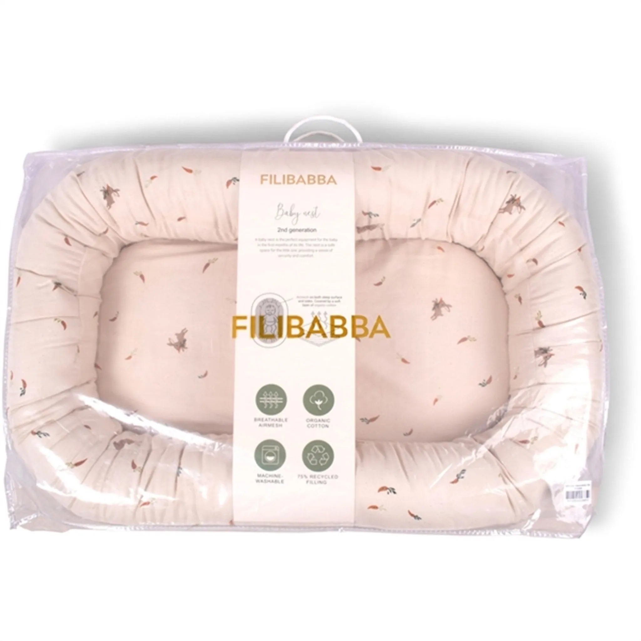 FILIBABBA Babynest 2. Generation Carrot Thief