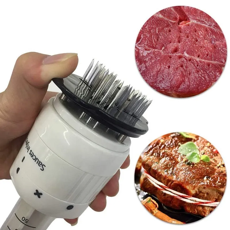 Kitchen Sauces Injection Type Steak Needles Multi-function BBQ Meat Sauces Injector