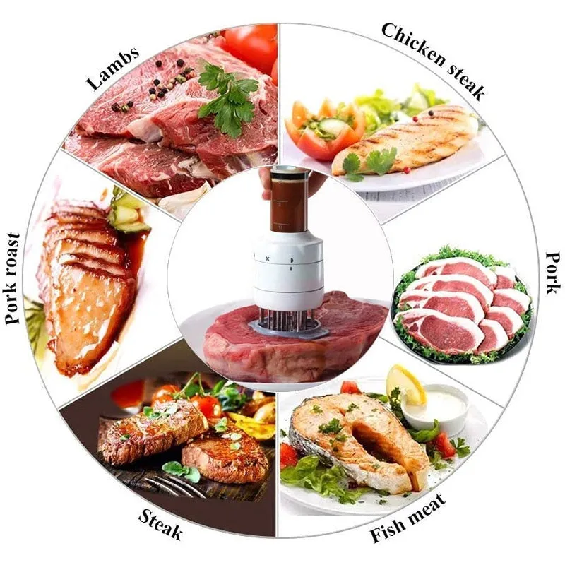 Kitchen Sauces Injection Type Steak Needles Multi-function BBQ Meat Sauces Injector