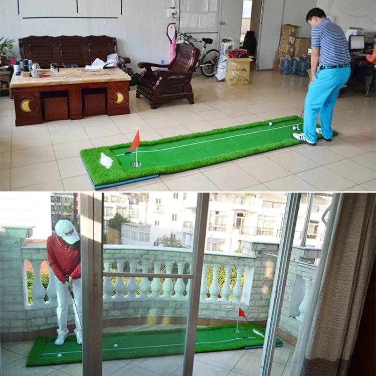 PGM Golf Four Colors Putting Mat Push Rod Trainer, Size: 75x300cm(Green)