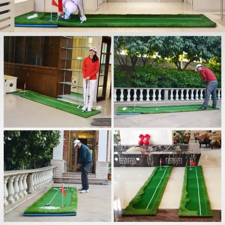 PGM Golf Four Colors Putting Mat Push Rod Trainer, Size: 75x300cm(Green)