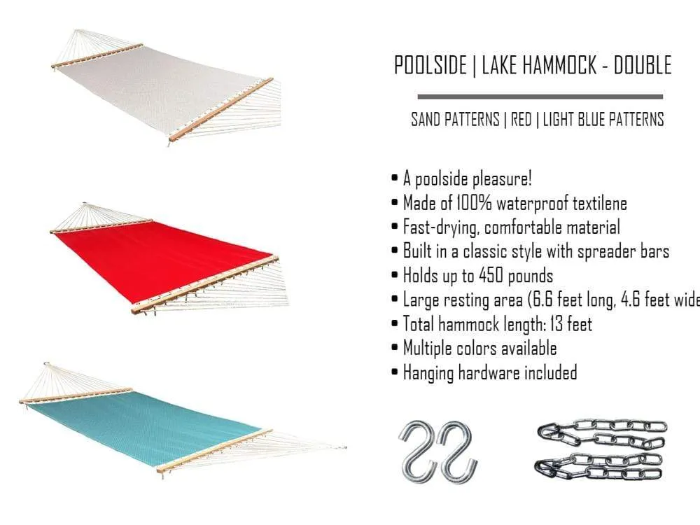 Poolside | Lake Hammock with Bamboo Stand