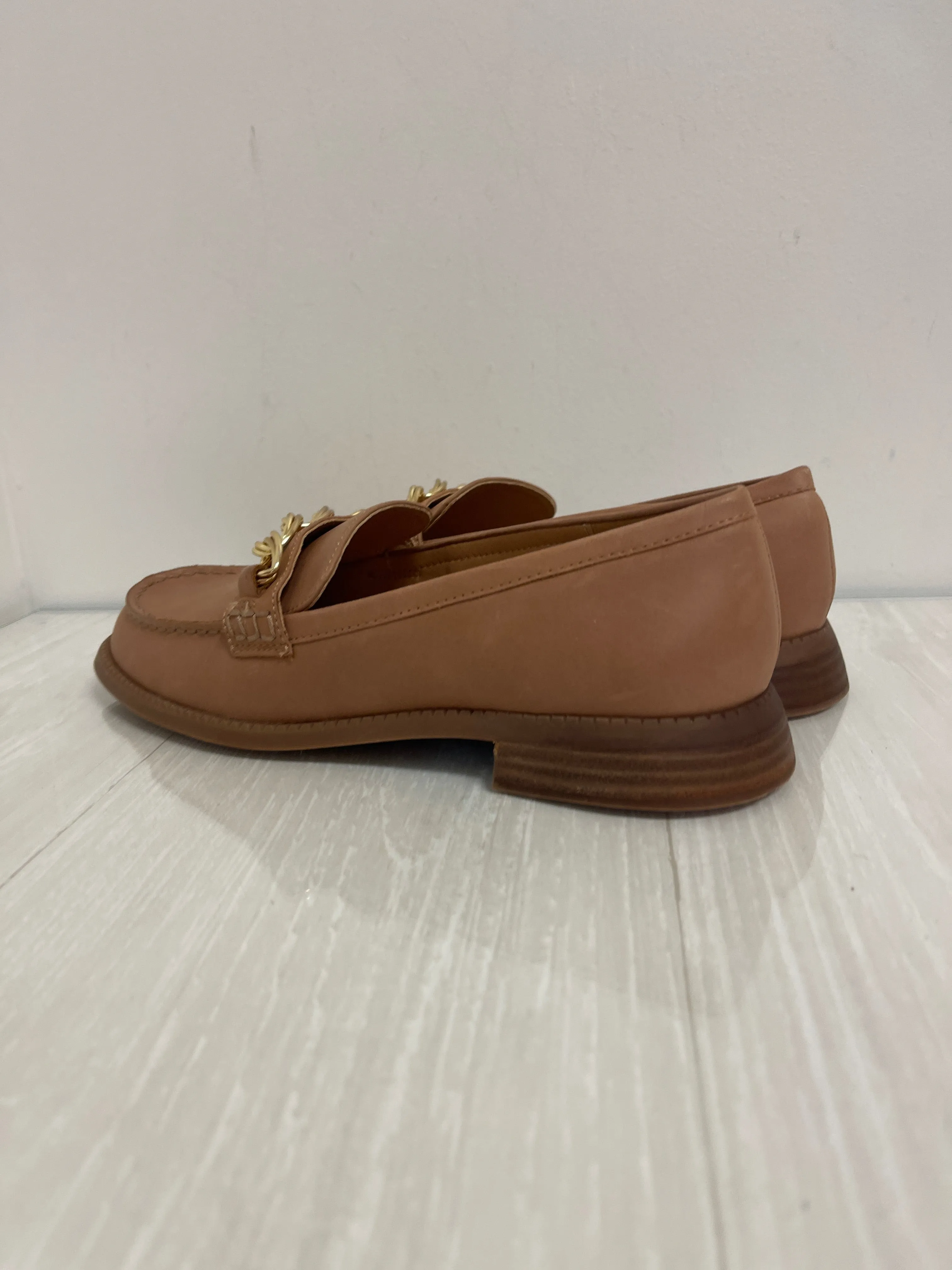 Shoes Heels Block By Crown Vintage In Tan, Size: 9.5