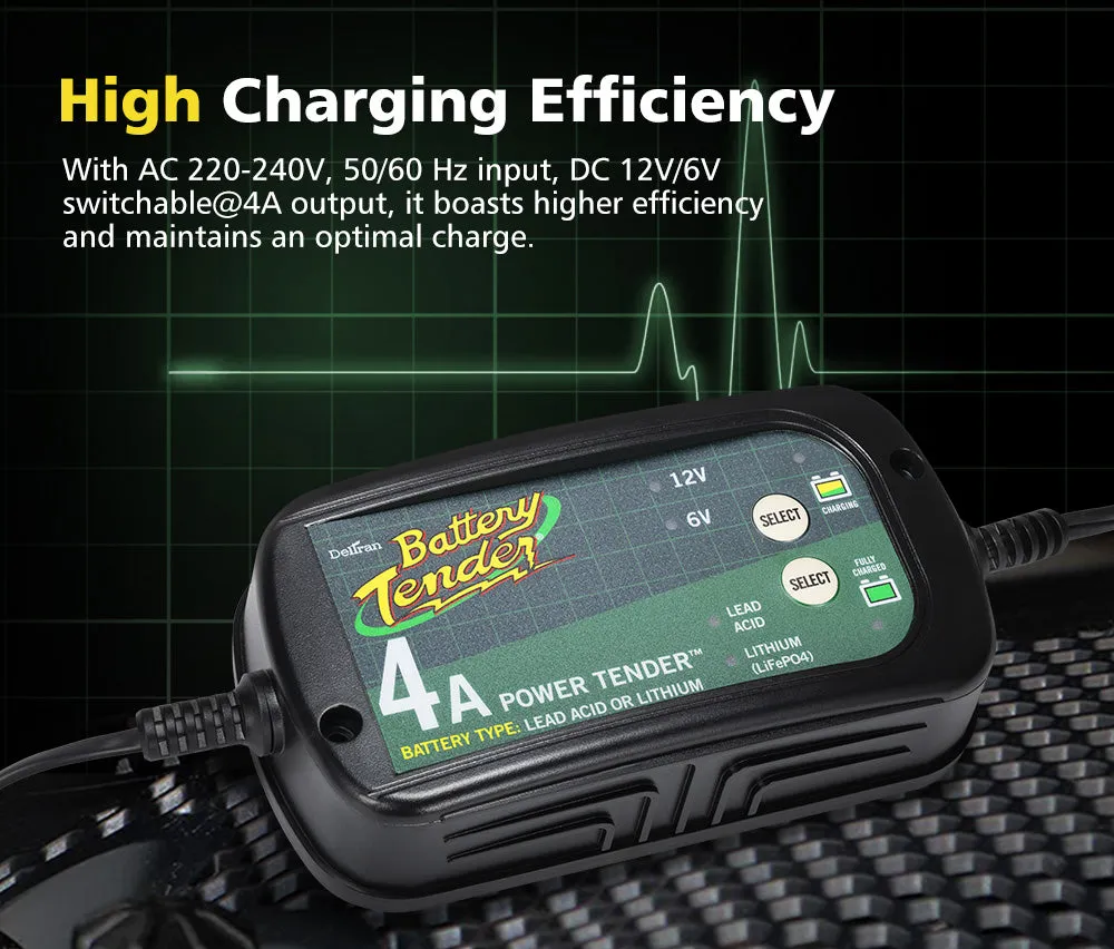 Smart Battery Charger 4A 6V/12V