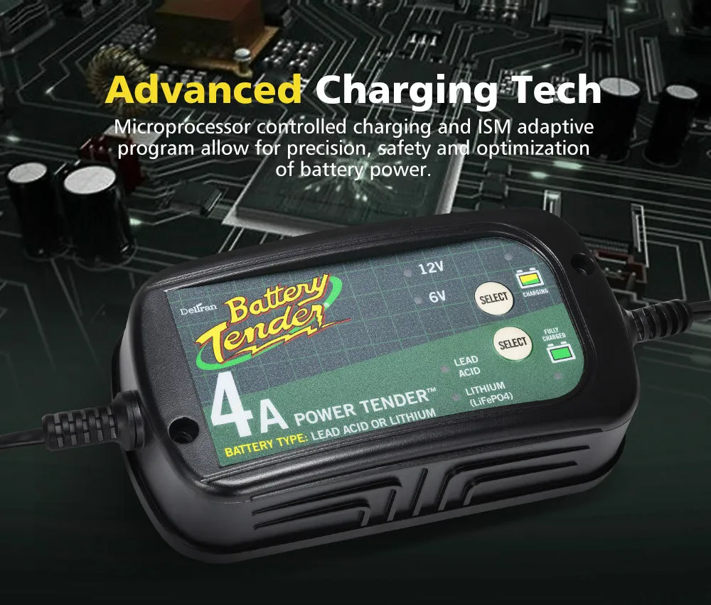 Smart Battery Charger 4A 6V/12V