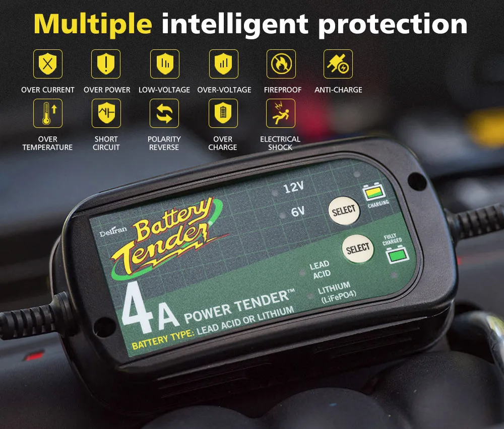 Smart Battery Charger 4A 6V/12V