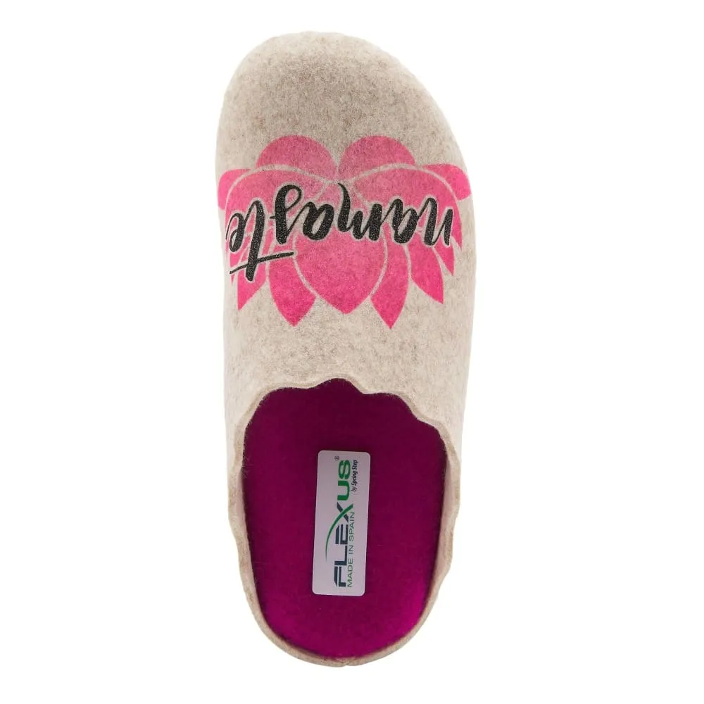 Spring Step Shoes Flexus Namaste Women's Floral Slipper