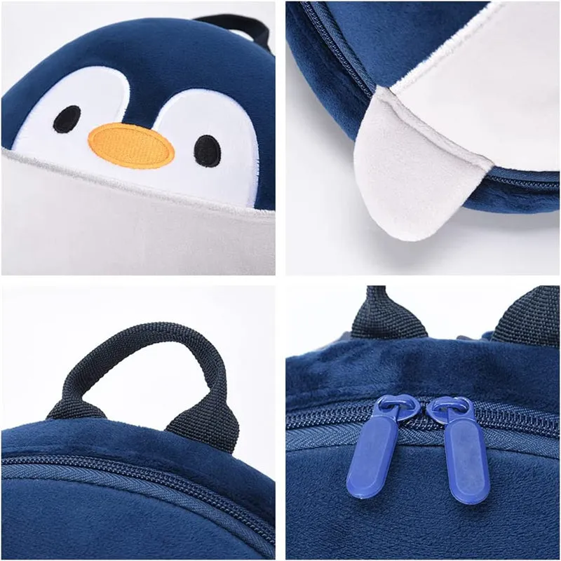 Supercute Cartoon Mini Bee Penguin Shaped Backpack for Kids