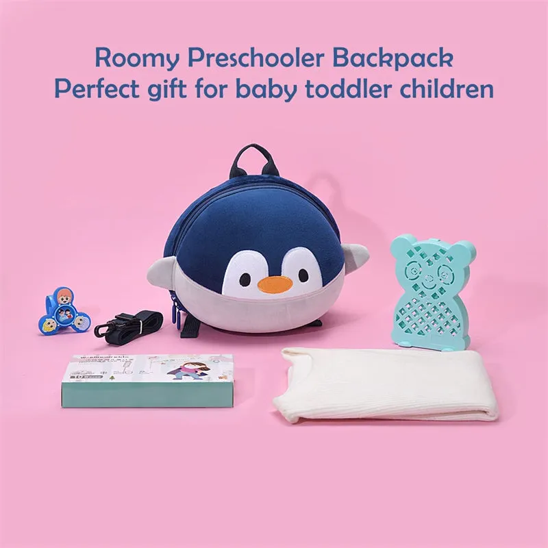 Supercute Cartoon Mini Bee Penguin Shaped Backpack for Kids