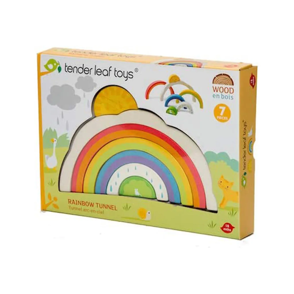 Tender Leaf Wooden Rainbow Tunnel