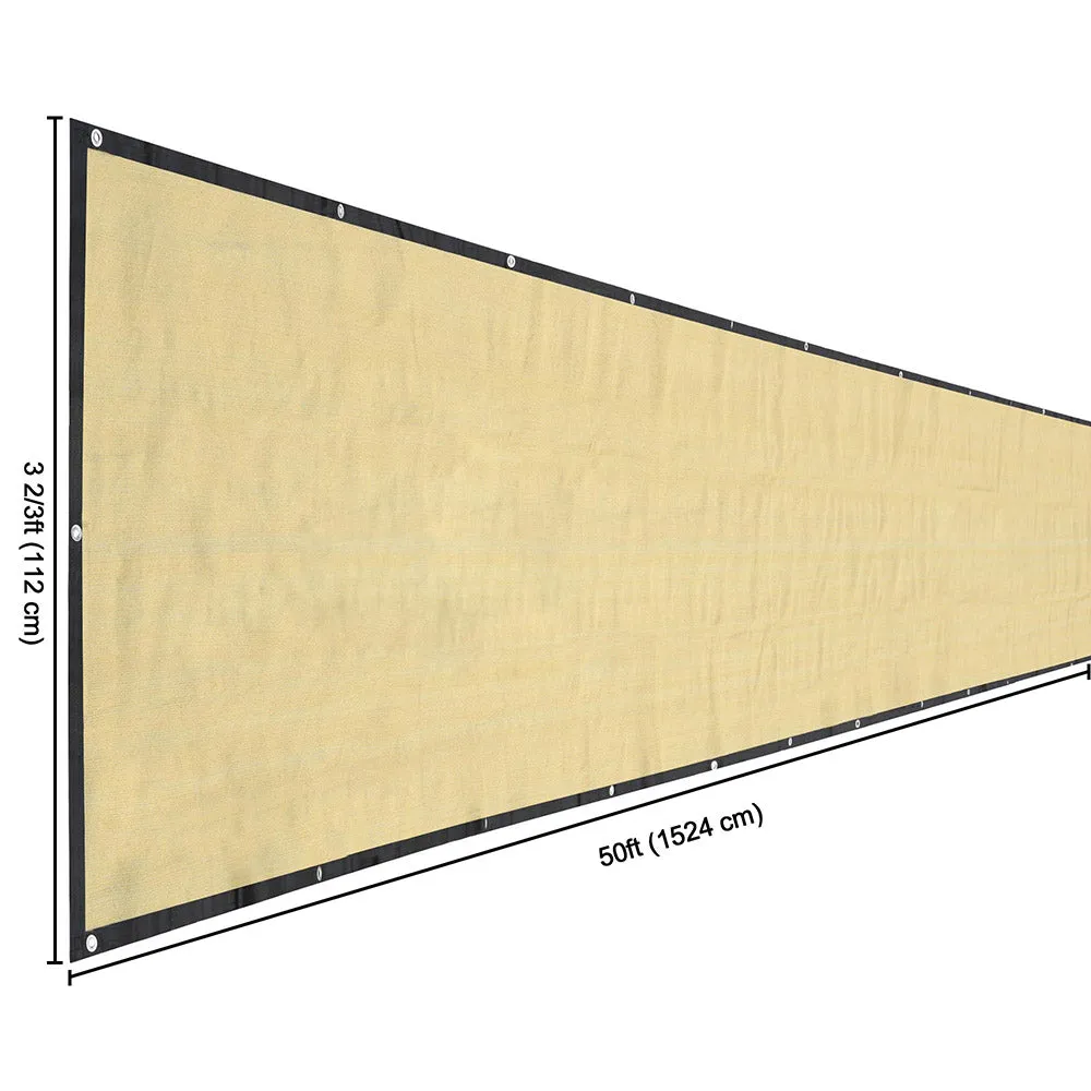 TheLAShop Fence Screen 90% Privacy Fencing Mesh 4'x50'