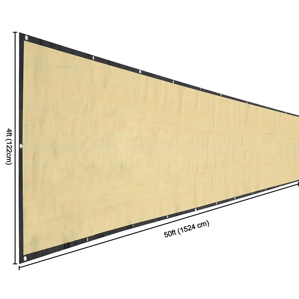 TheLAShop Fence Screen 90% Privacy Fencing Mesh 4'x50'