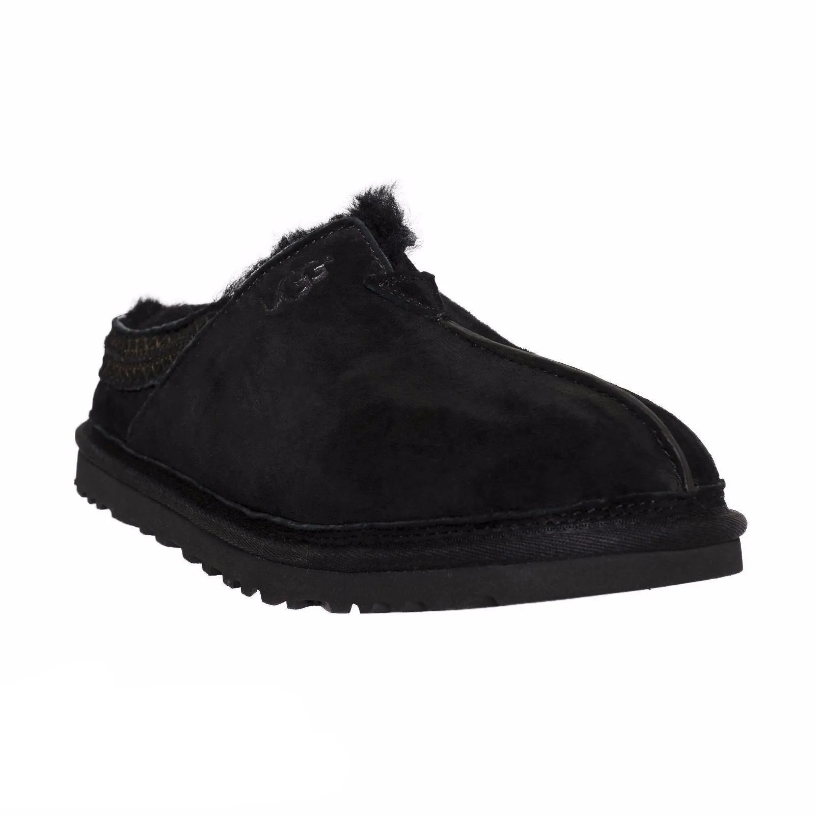 UGG Neuman Black Slippers
