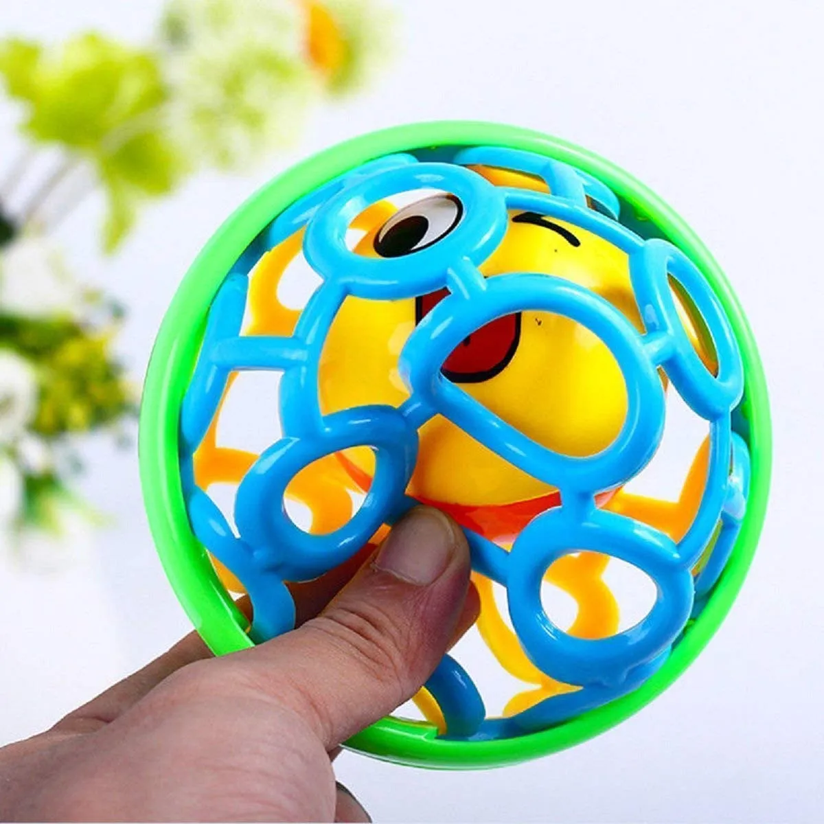 VISIONARY Colorful Soft Ball Rattle Toy for Baby, Bath Toy Made in Safe Non-Toxic, Attractive Rattle for New Born Baby, Children Toy and Infant Products Activity Center